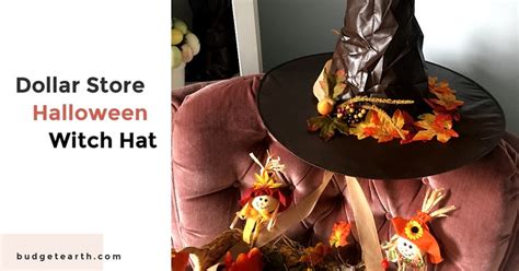Save on Halloween accessories: Find a budget-friendly witch hat at the dollar store